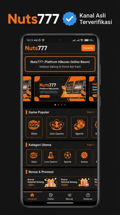 Tampilan kanal resmi nuts777